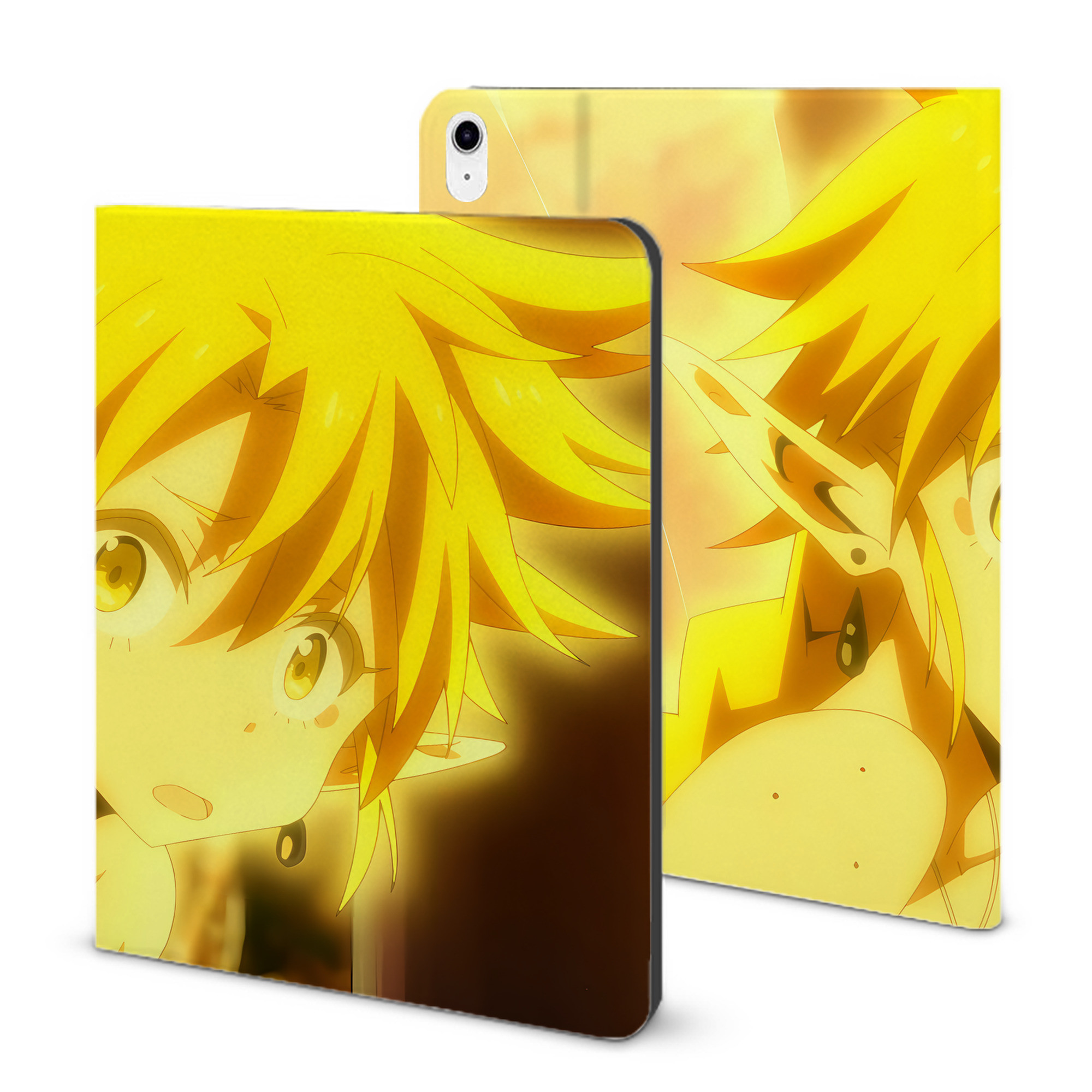 （画像用） 転スラ Regarding Reincarnated to Slime IPad ケース ブック型 PUレザー TPU 耐衝撃 軽量 薄型 ペン収納なし 全面保護 IPad 各モデル対応